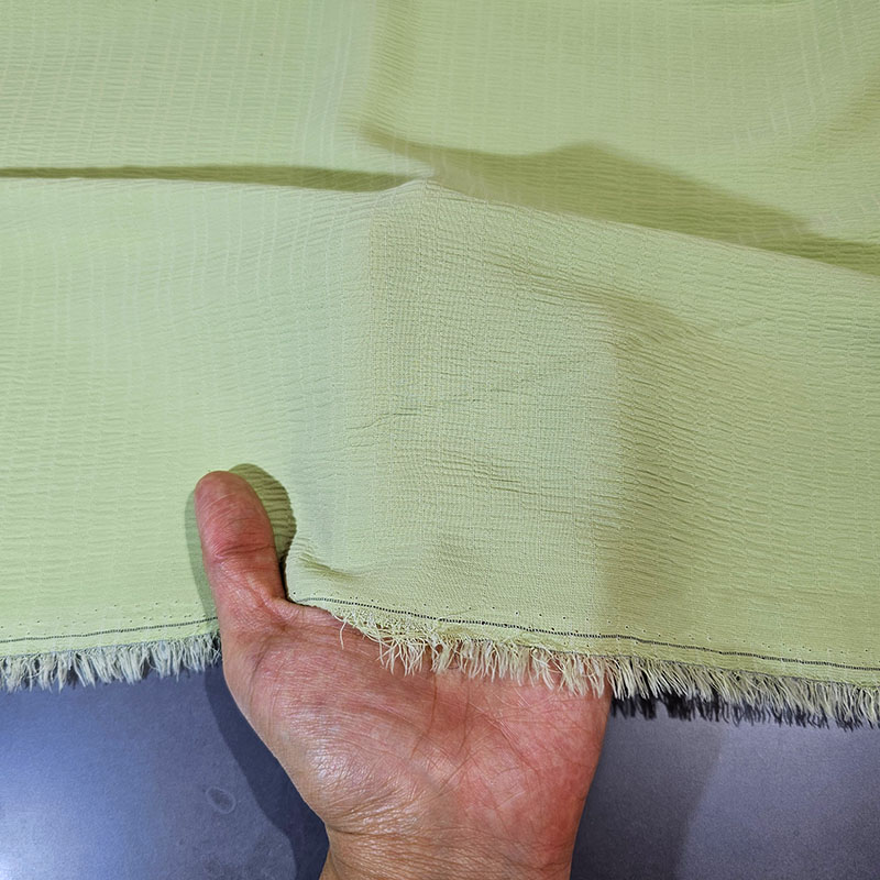 کریشه ساده سبز پاستیلی رنگ